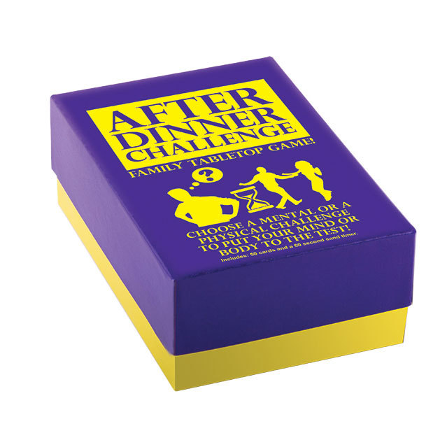 After Dinner Games After Dinner Challenges A family table top game!