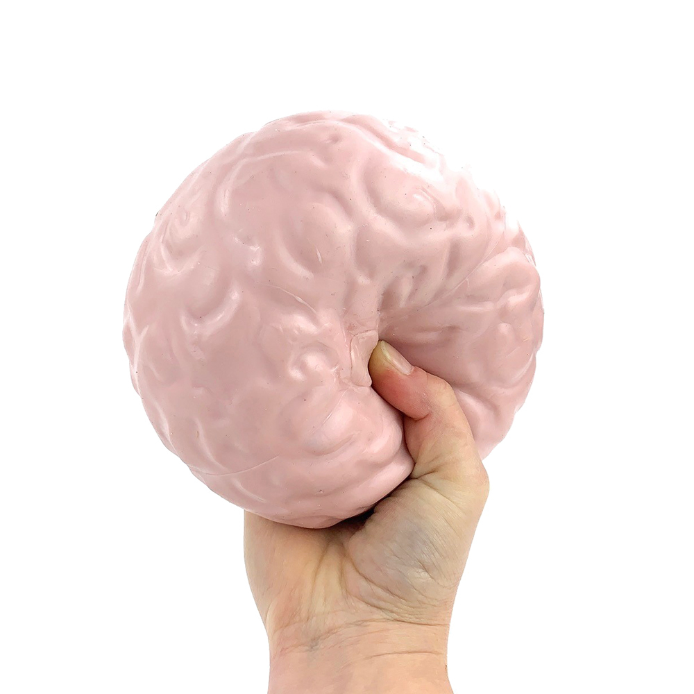 Giant Brain Stress Ball A stress ball shaped like your own crazy cranium!