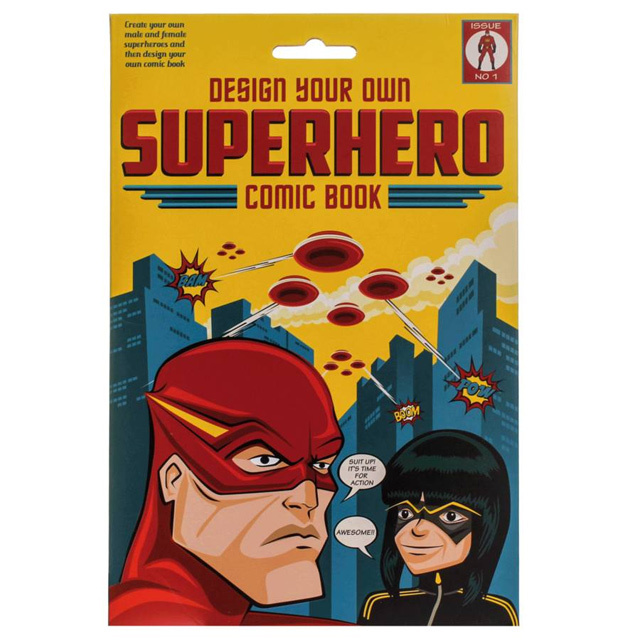 Design Your Own Superhero Comic Book Turn your ideas into powerful