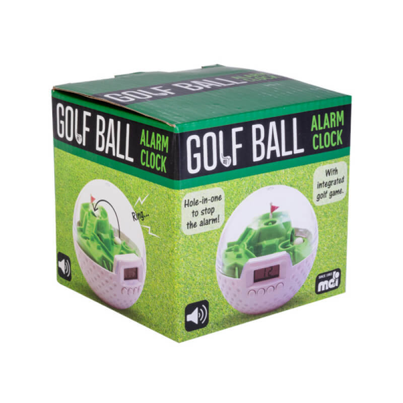 Golf Ball Alarm Clock with Sound Tee Time Awakening