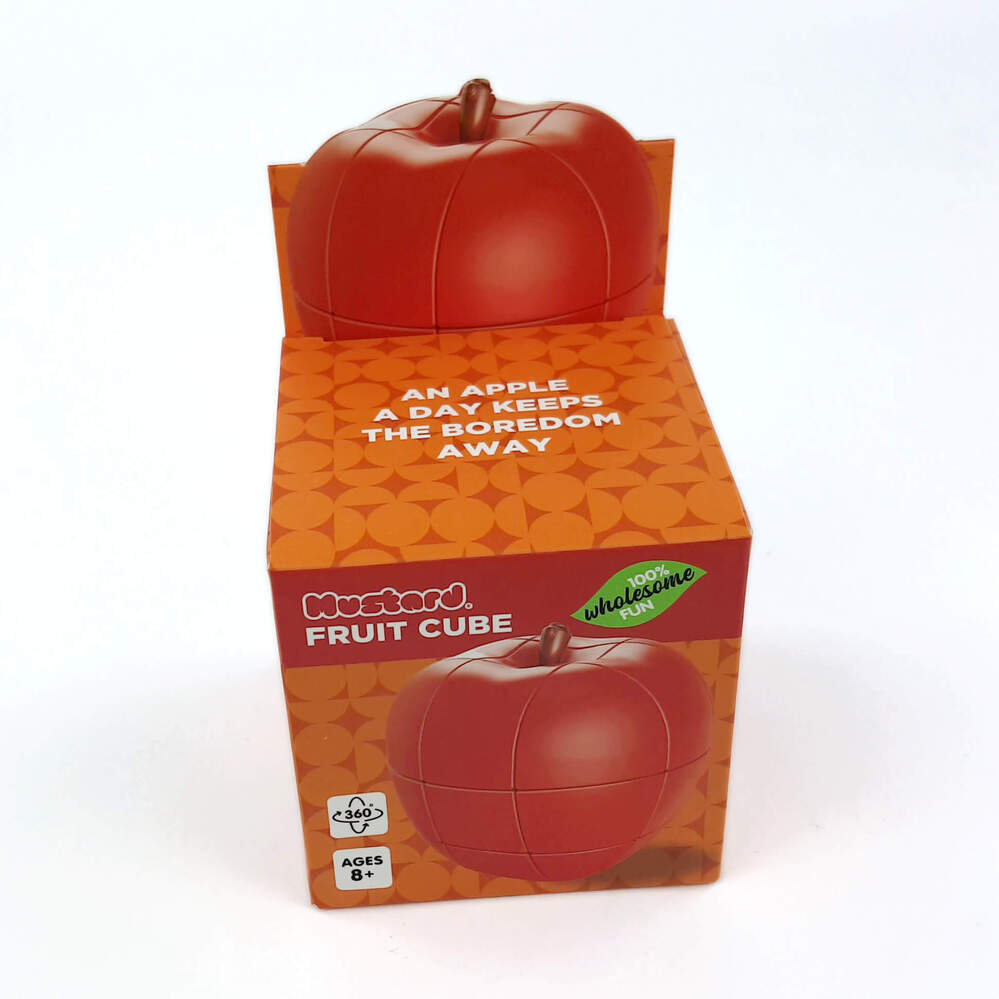Fruit Cube Puzzle Apple A fun and fruity take on a traditional cube