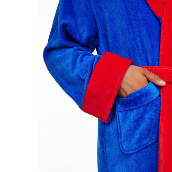Superman Bathrobe Even superheroes need to relax!