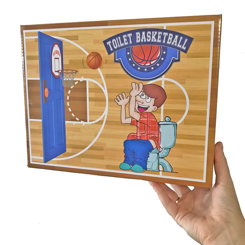 Toilet Basketball Eliminate bathroom boredom!