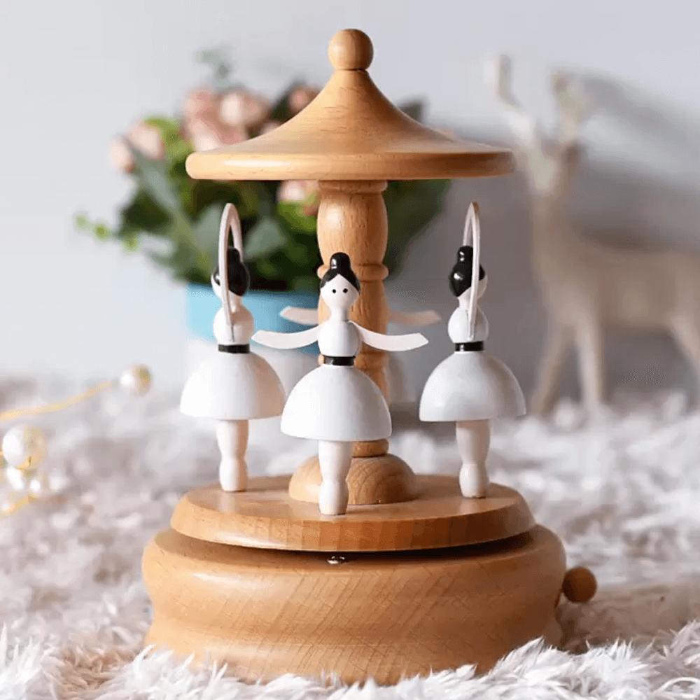 Dancing Ballerina Wooden Music Box Experience the magic of ballet