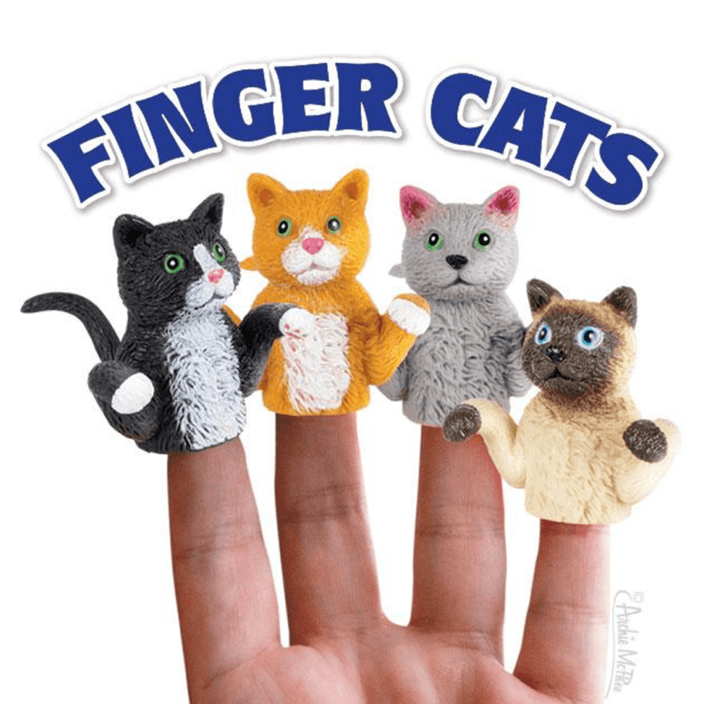 Finger Cats Finger Puppets 4 Pack Four purrfect kitties for your