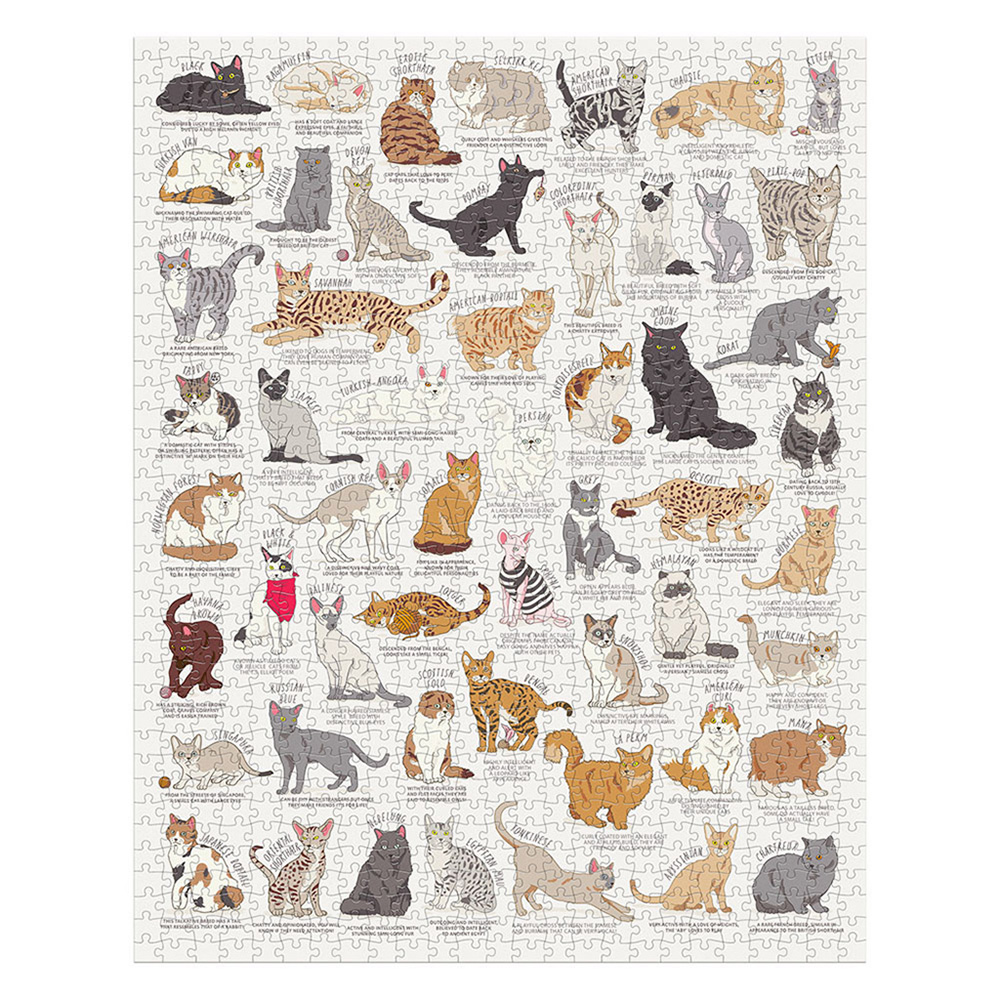 Cat Lovers 1000pc Jigsaw Puzzle 2nd Edition The purring sound of