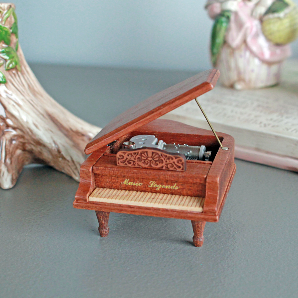 Grand Piano Mini Music Box A charming solidwood gift for music lovers!