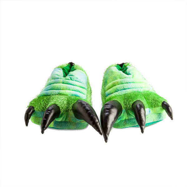 Roaring Dinosaur Slippers Transform Into A Roaring Dino Before Bedtime!