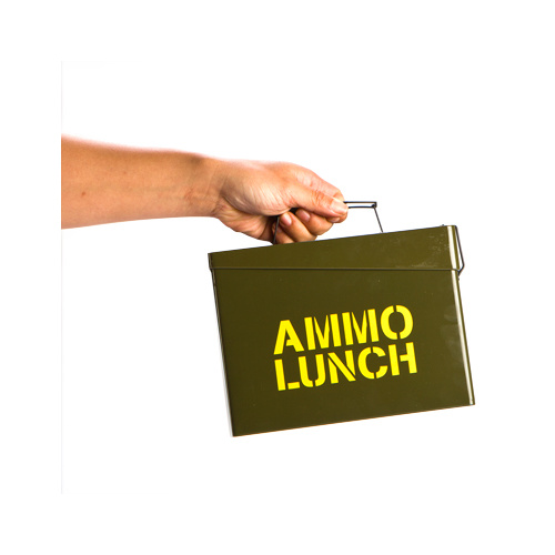 Ammo Lunch Box Our Ammo Lunch Box is the ultimate lunch box for your