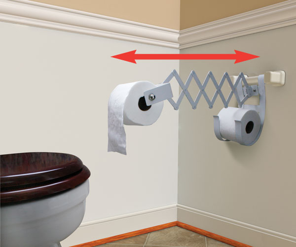 AccordionStyle Toilet Roll Holder Lets You Bring The Paper Closer