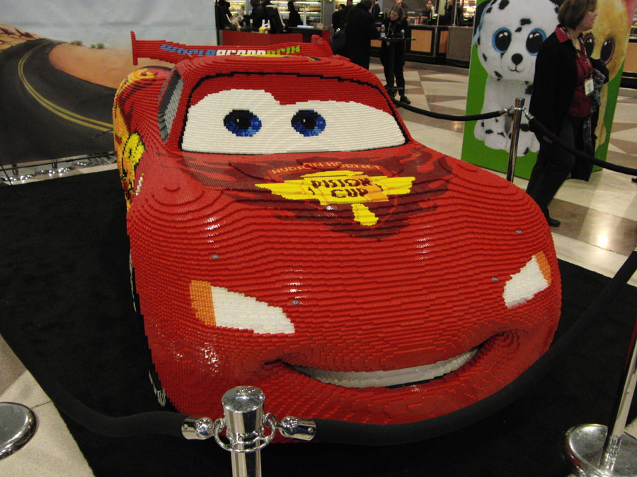 Lightning McQueen Made With 325000 Lego Bricks