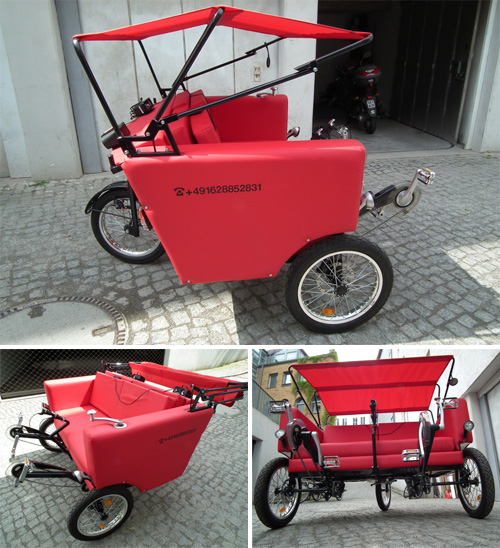 Sofa Bike Turns A Love Seat Into A PedalPowered Date Vehicle