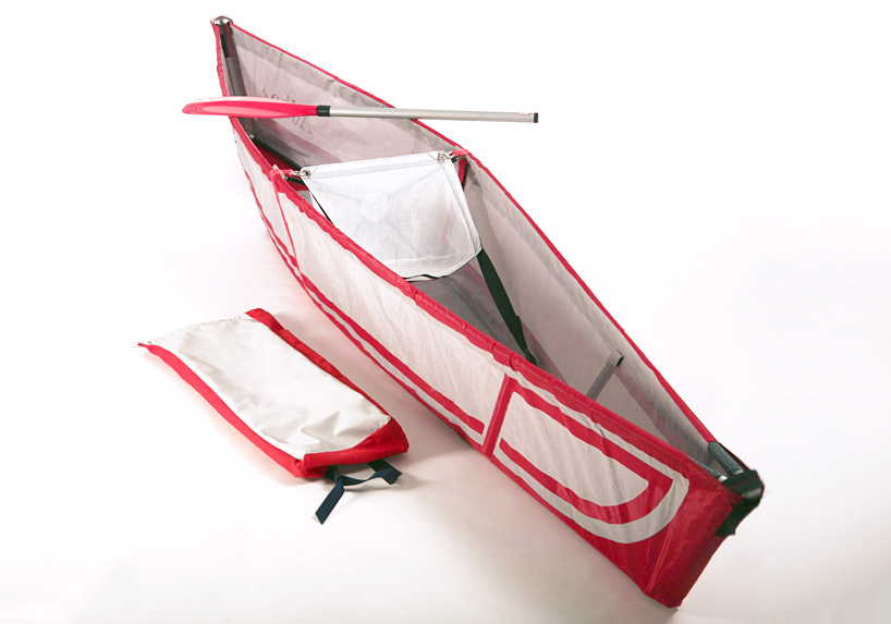 Adhoc Canoe Folds Into Backpack For Storage