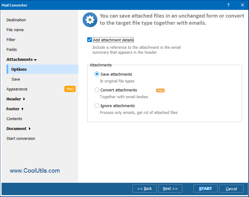 Total Mail Converter → Email Conversion Software