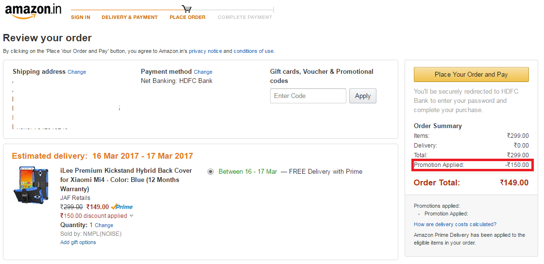 (Maha Loot) Amazon Grab Products At Rs.150 Instant Discount + Proof