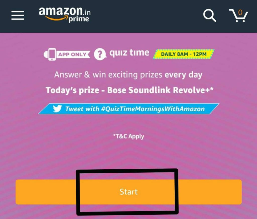 [Today's Answers] Amazon Quiz Time Daily 812 Correct Ans Of Amazon Quiz