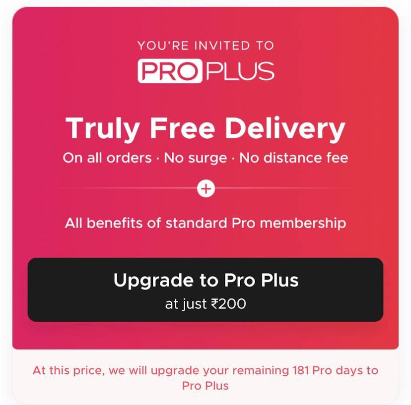 Zomato Pro Plus Membership How To Get Unlimited FREE Deliveries