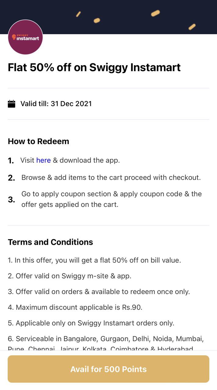 Swiggy Instamart Coupons & Offers February 2023 Get Flat 50 Off