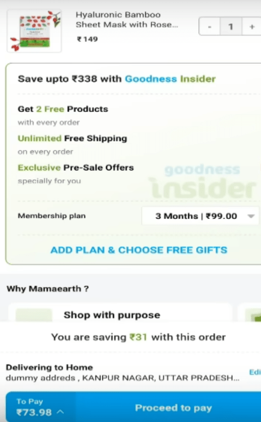 Mamaearth Referral code [RCAQZCCHF] ₹150/Signup + ₹150/Refer