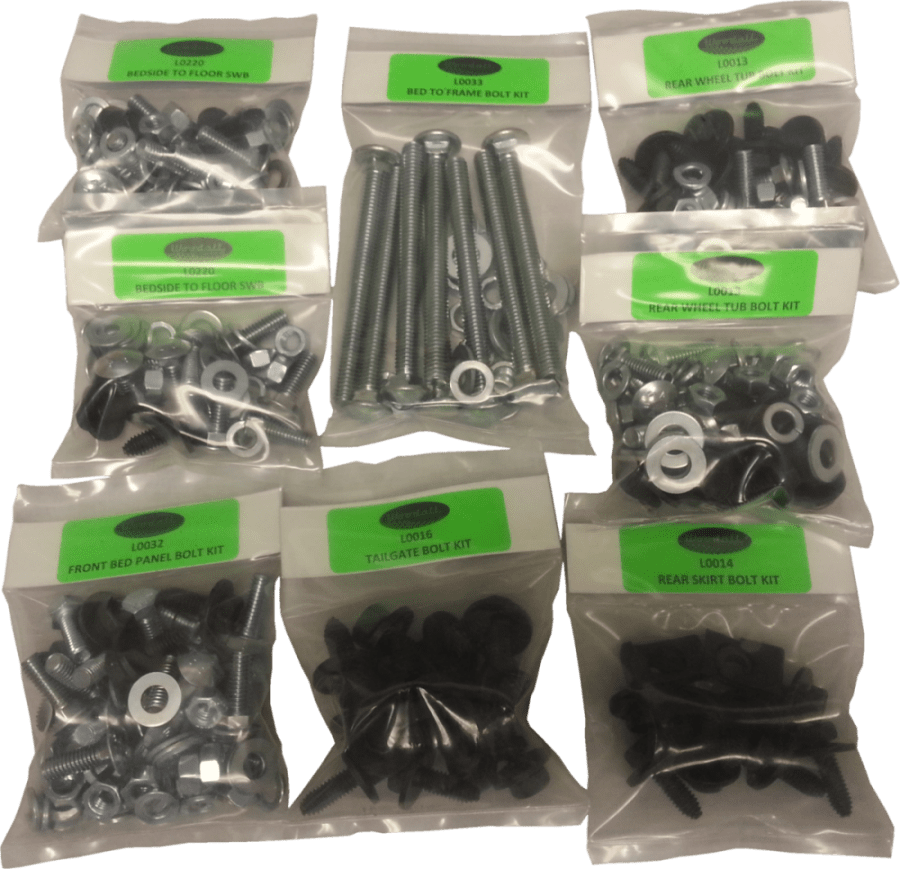 6772 Metal Bed Bolt kit (short fleetside) Cooper Restorations