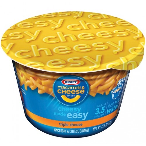 Köp Kraft Macaroni Cheese Triple Cheese Cup 57g hos Coopers Candy