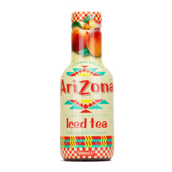 Köp Arizona Peach Ice Tea 500ml hos Coopers Candy