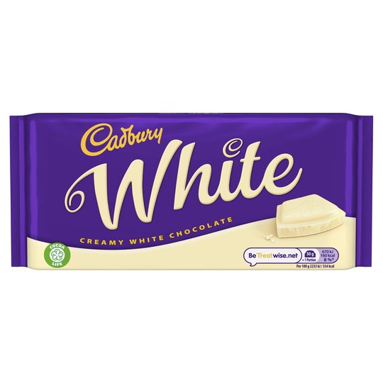 Cadbury White Chocolate 180g present/presenttips