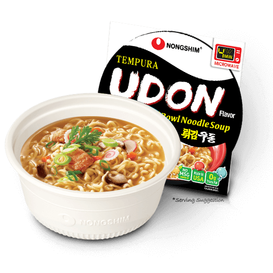 Köp Nongshim Tempura Udon Big Bowl 111g hos Coopers Candy