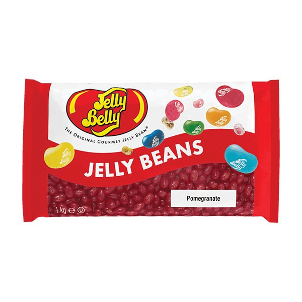 Köp Jelly Belly Beans Pomegranate 1kg (BF 20240119) hos Coopers Candy