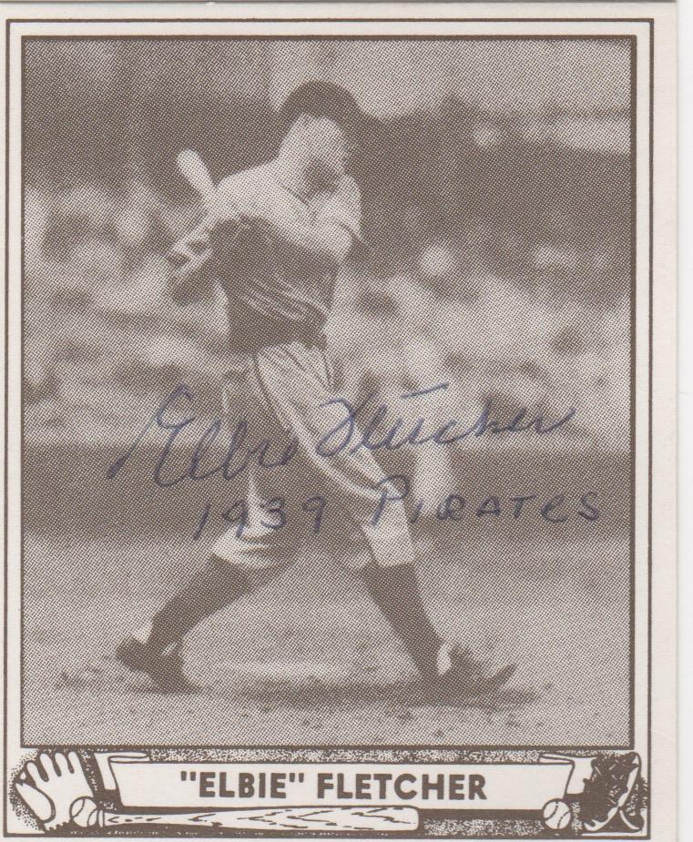 Elbie Fletcher Cooperstown Expert