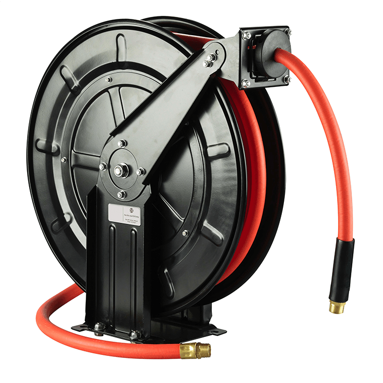 Rubber Air Hose Reel Open Frame 15 Metre Rubber Hose Copely