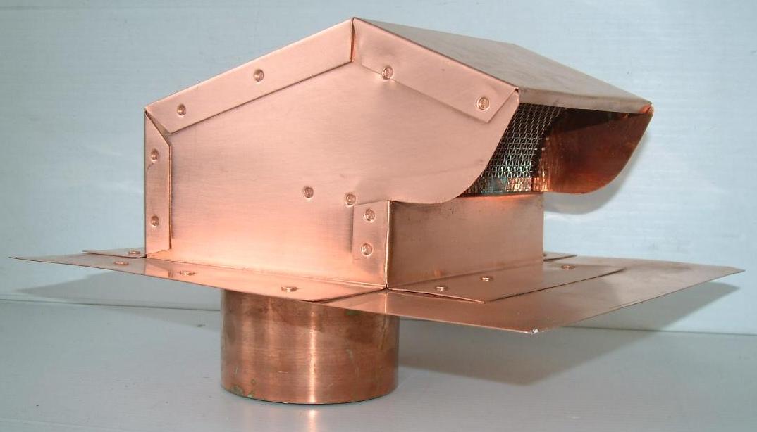 Copper Caps Copper Roof Jacks Custom Ventilation Solutions.