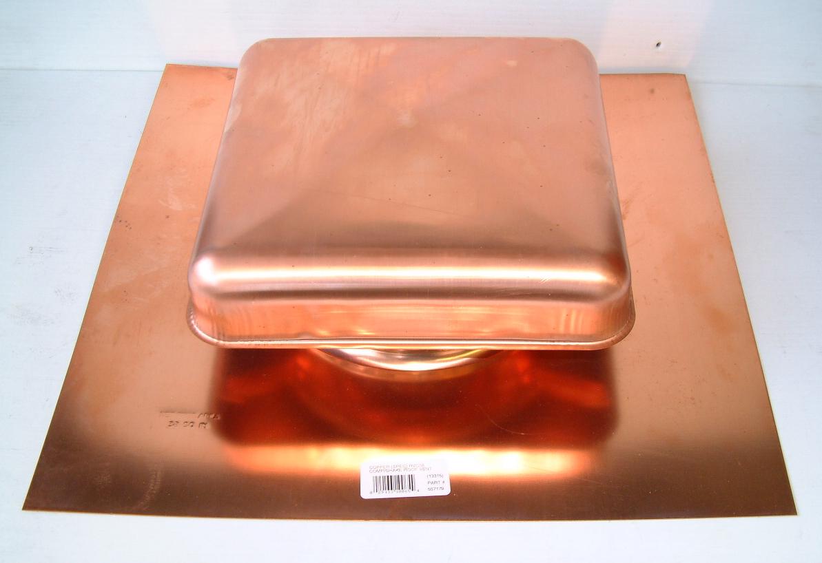 Volko is your copper vent source...copper roof vents...custom