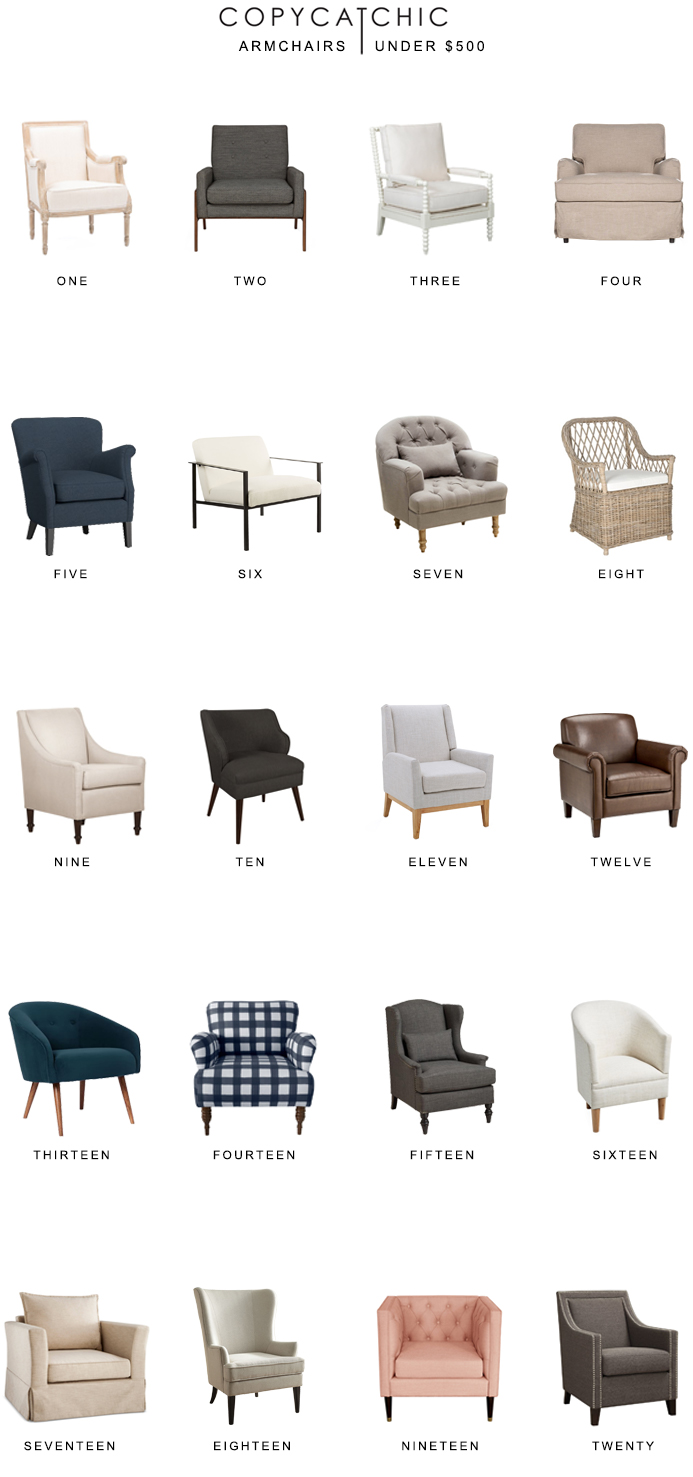 Home Trends Armchairs Under 500 copycatchic