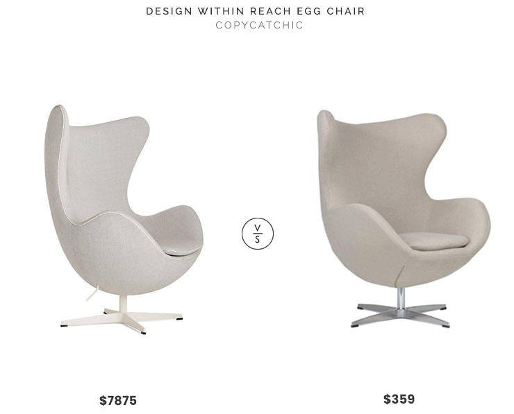 Daily Find Design Within Reach Egg Chair Copy Cat Chic Bloglovin’