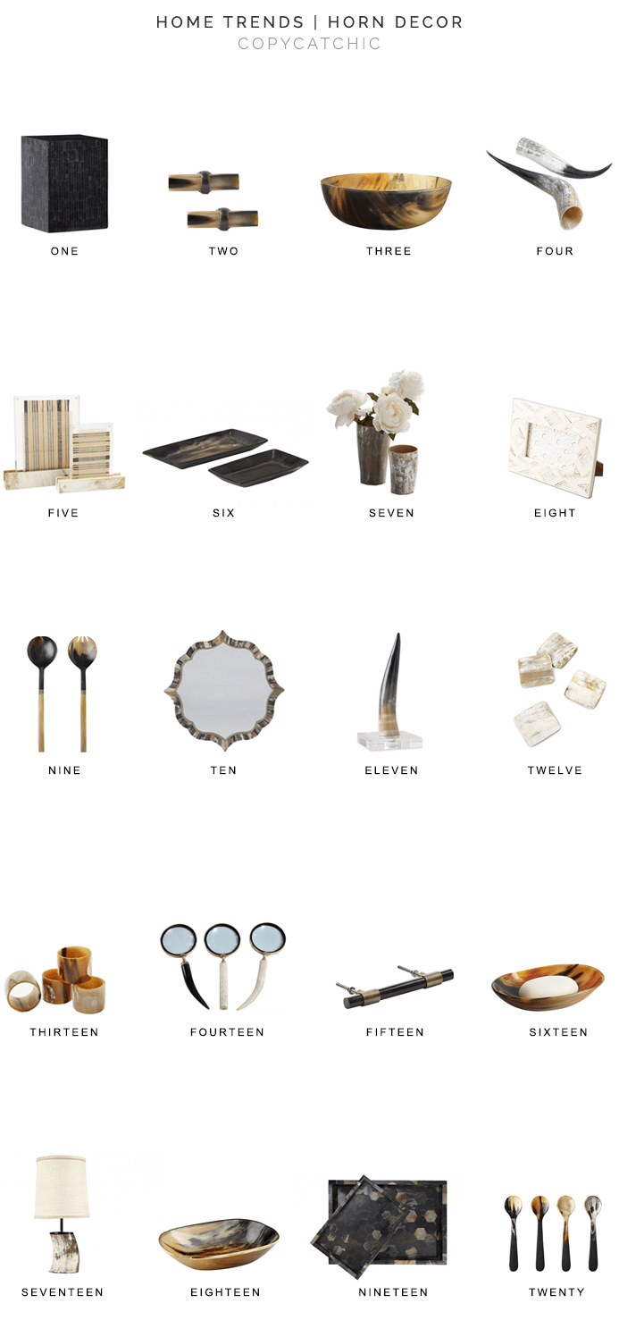 Home Trends Horn Decor copycatchic