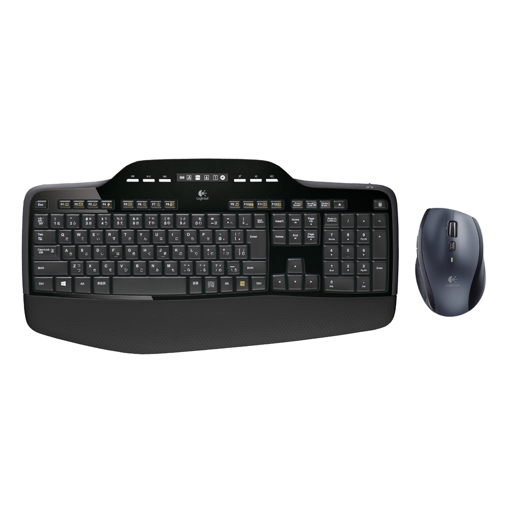 Logitech MK710 Combo Mouse/Keyboard ENUS (Black, Wireless) (LOGMK710