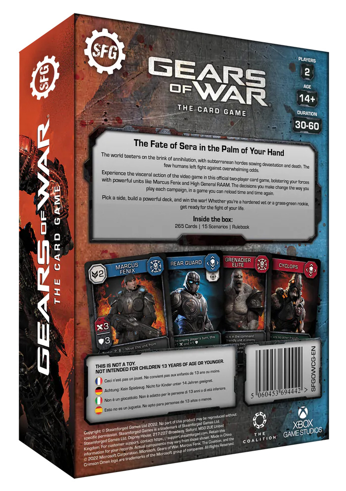Gears of War The Card Game — Games • Coqui Hobby Distribution