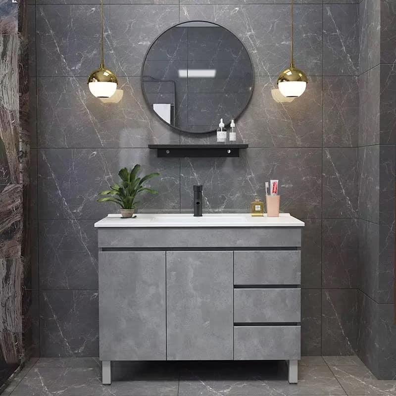 Grey PVC Vanity Coral