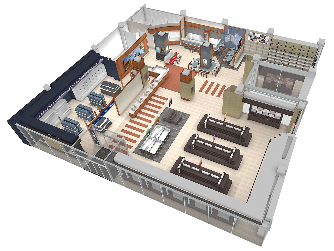 福島県観光物産館 コラッセふくしまコラッセふくしま