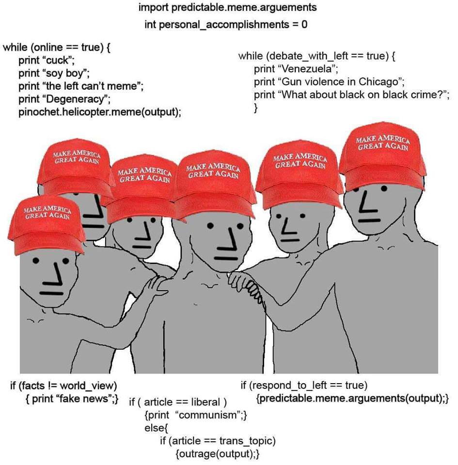 Twitter is actually banning people posting the ‘NPC’ meme for