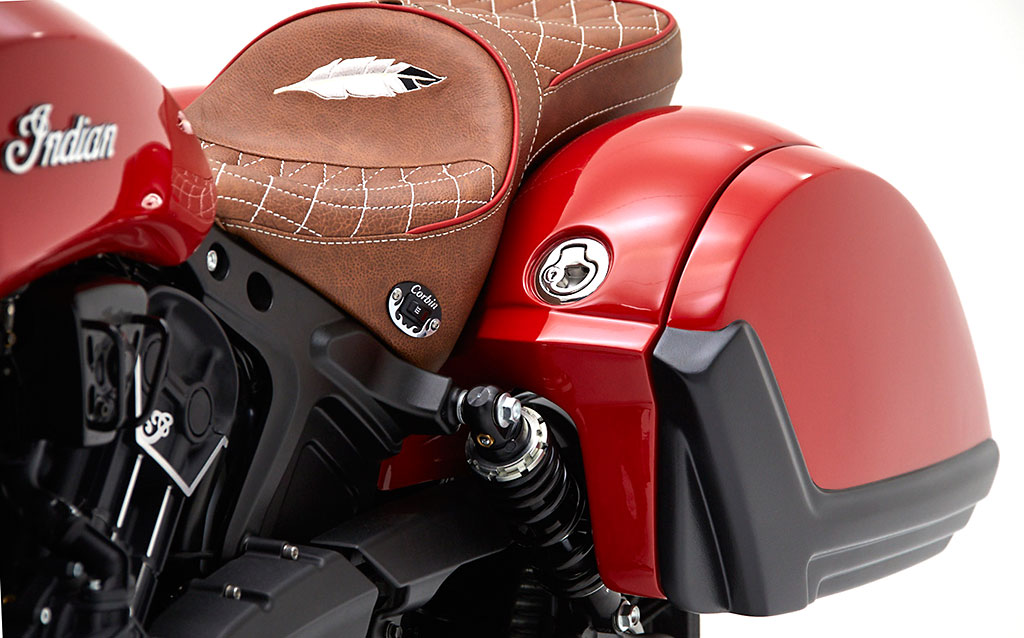 Corbin Motorcycle Seats & Accessories Indian Scout Saddlebags 800