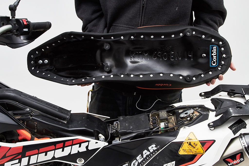 Corbin Motorcycle Seats & Accessories KTM 690 Enduro & Enduro R 800