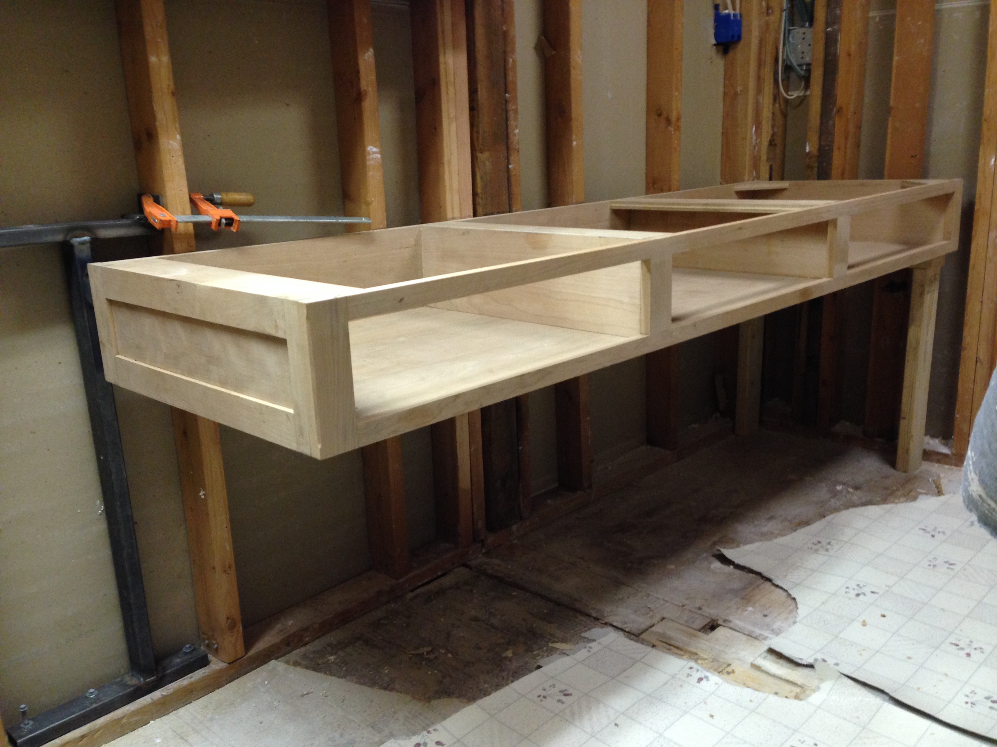 How To Make A Bathroom Cabinet Bathroom Floating Vanity Design Corbin's Treehouse