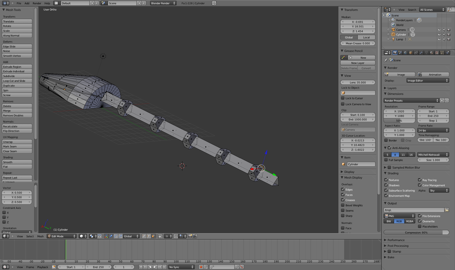 Blender Tutorial Spaceship & Container Cordinc