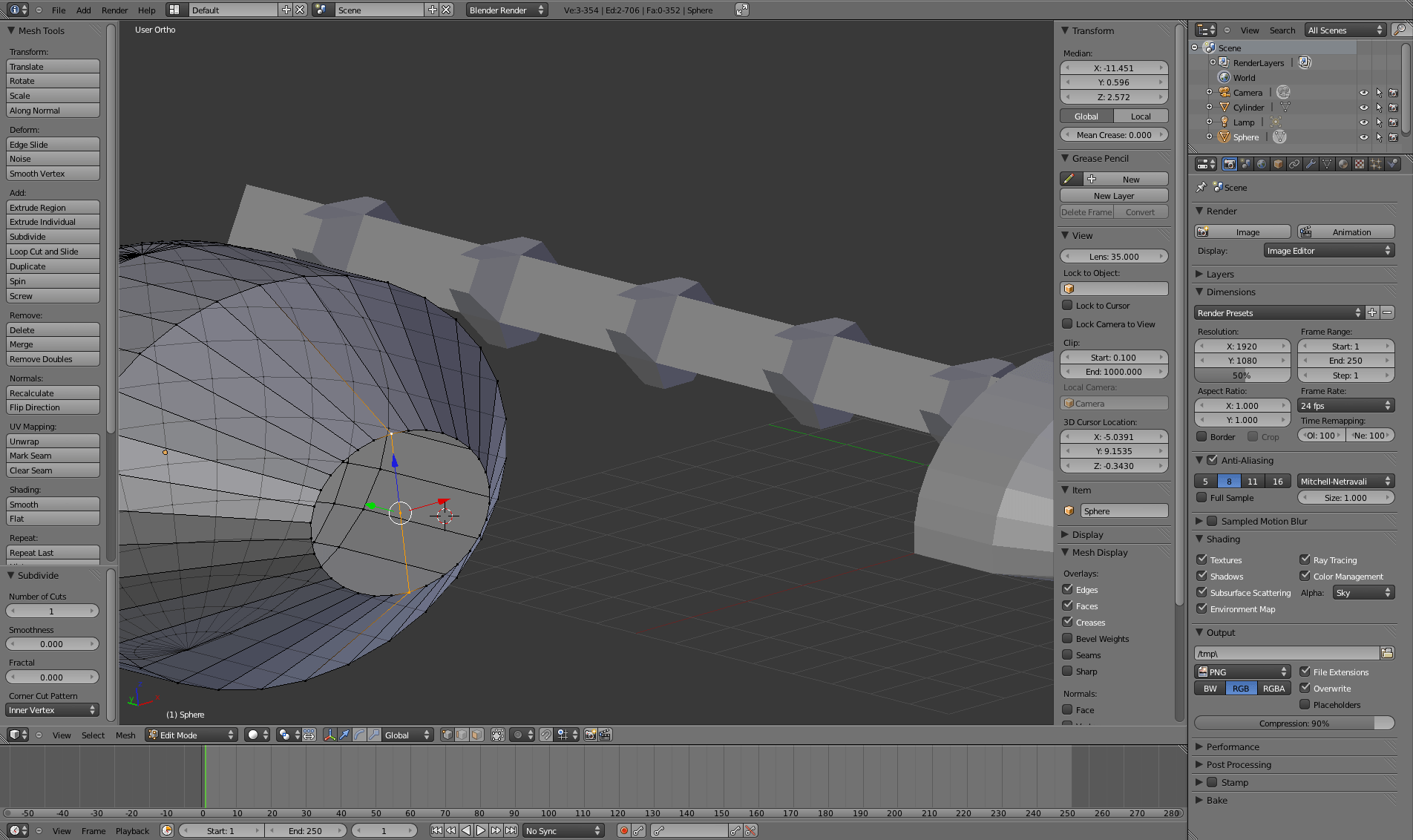 Blender Tutorial Spaceship & Container Cordinc