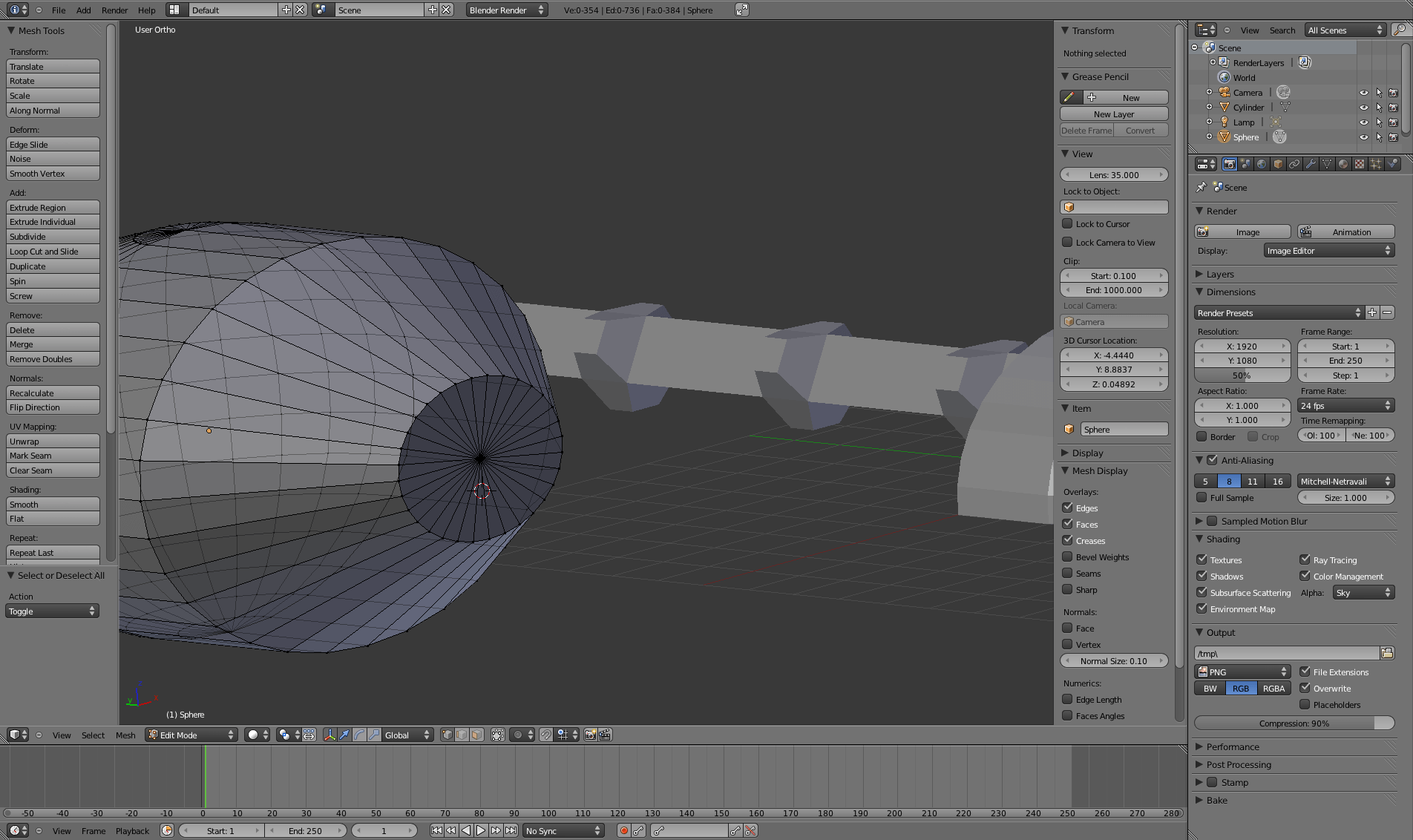 Blender Tutorial Spaceship & Container Cordinc