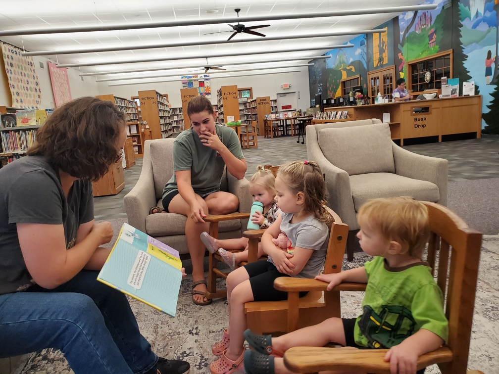 Story Time the Park Cordova District Library