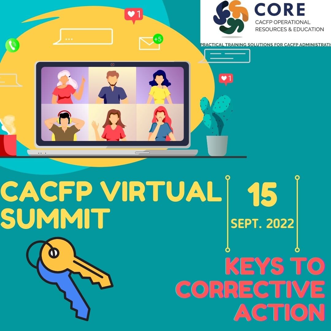 NCA Virtual Summit Core CACFP