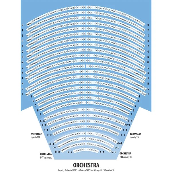 Seating Charts Core Entertainment